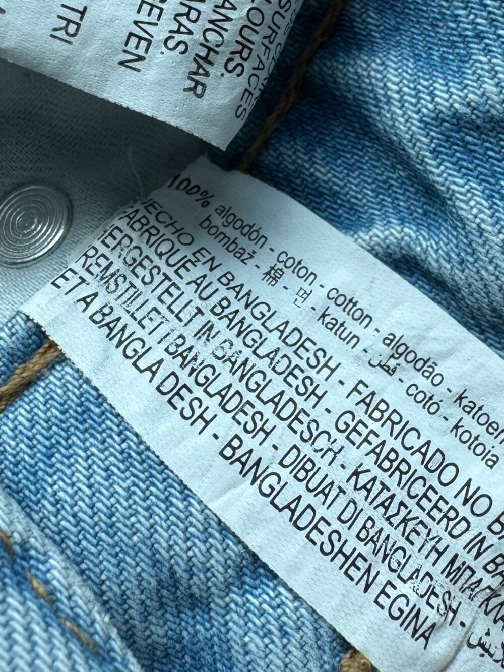 Zara x Barbie™ The Movie Straight-Leg Jeans — Light Wash — Size EU 38 / US 6 NWT - Picture 14 of 15